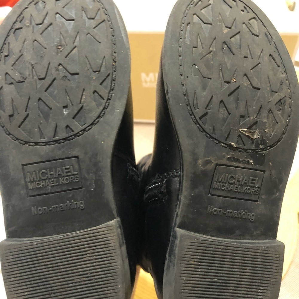 Kids MK black boots size 5 and 12